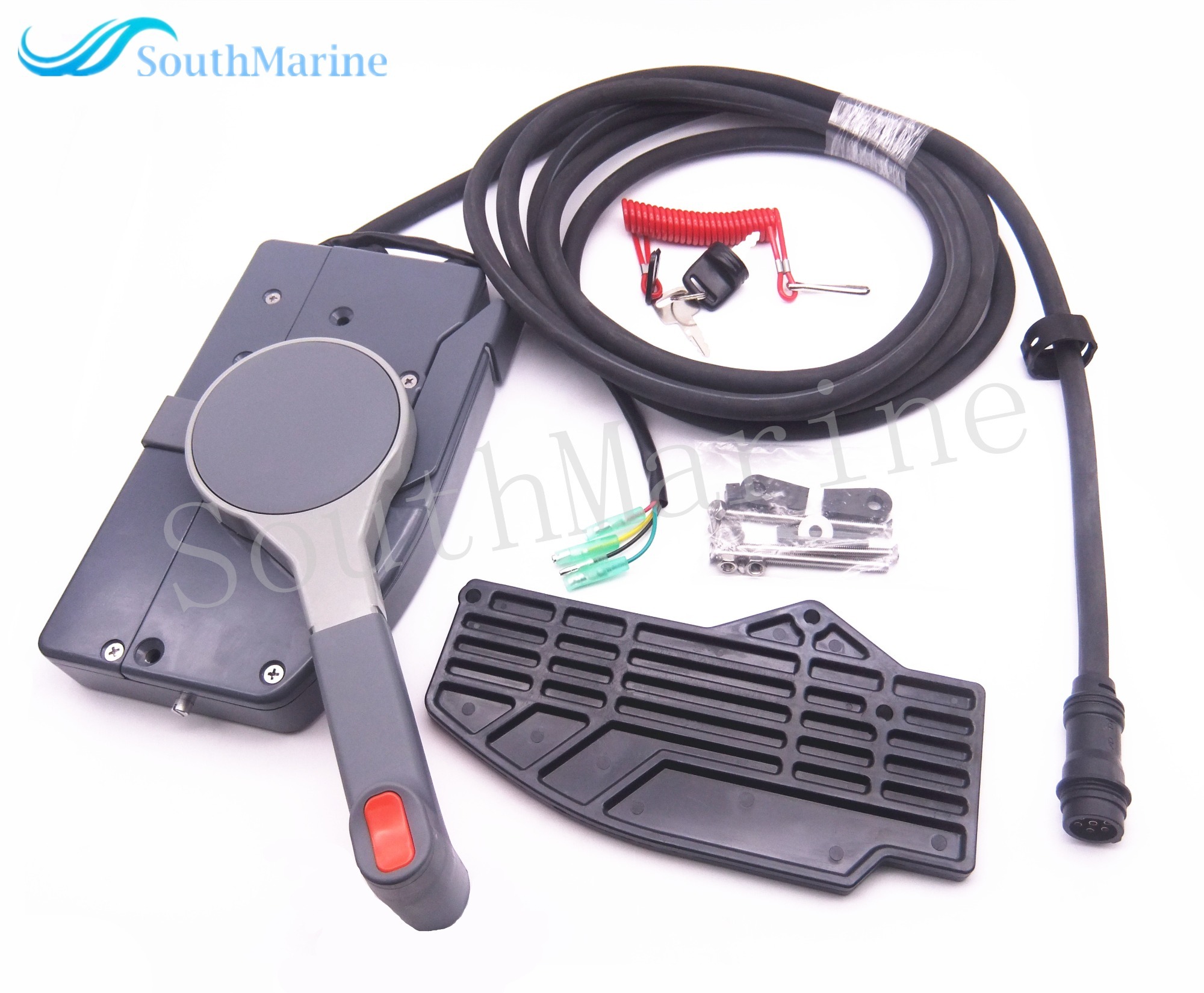 703-48230-14 703-48203-15 703-48203-17 Boat Remote Control Box Assy for Yamaha Outboard Motors, 7 Pins AP ER (E), Left Side, Pull