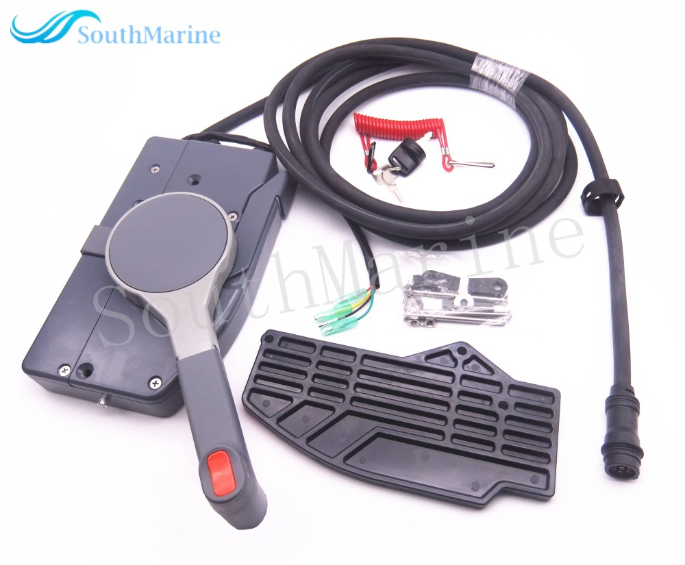 703-48230-14 703-48203-15 703-48203-17 Boat Remote Control Box Assy for Yamaha Outboard Motors, 7 Pins AP ER (E), Left Side, Pull