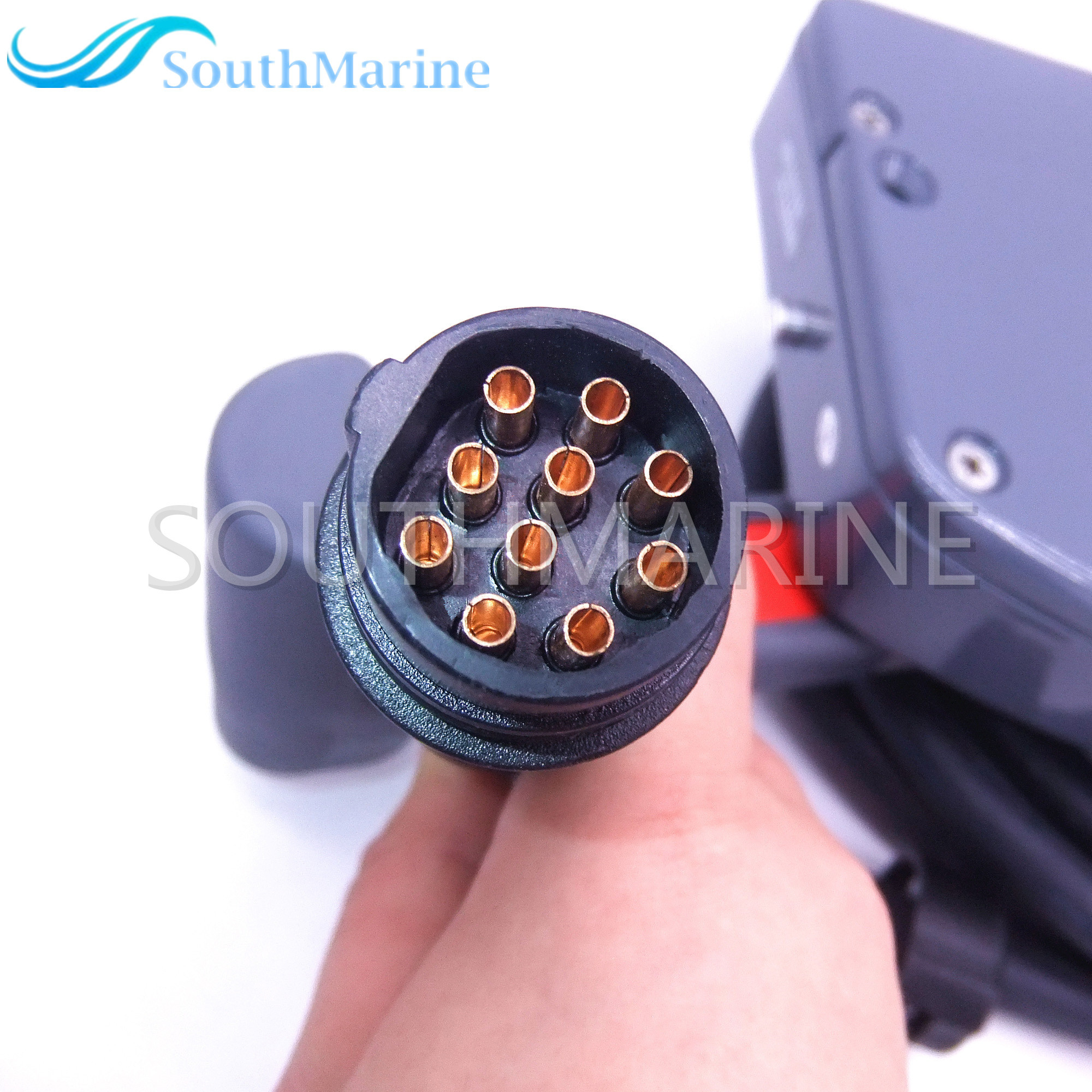 Pull 703-48205-16-00 703-48205 703-48207 Remote Control Box Assy for Yamaha Outboard Motors Steering System 10 pins Wire Harness, Right Hand