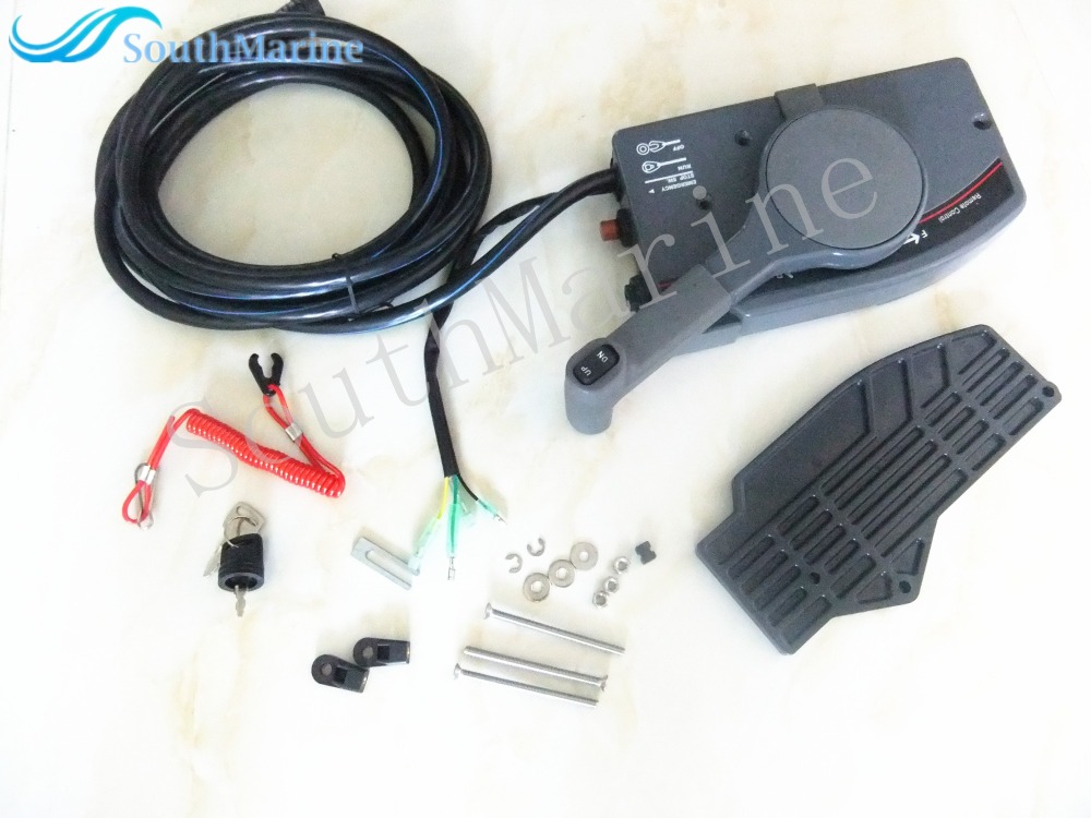 703-48205-16-00 703-48207-1B-10 Side Mount Remote Control Box Assy for Yamaha Steering System 10 Pin Shifter, RIGHT HAND