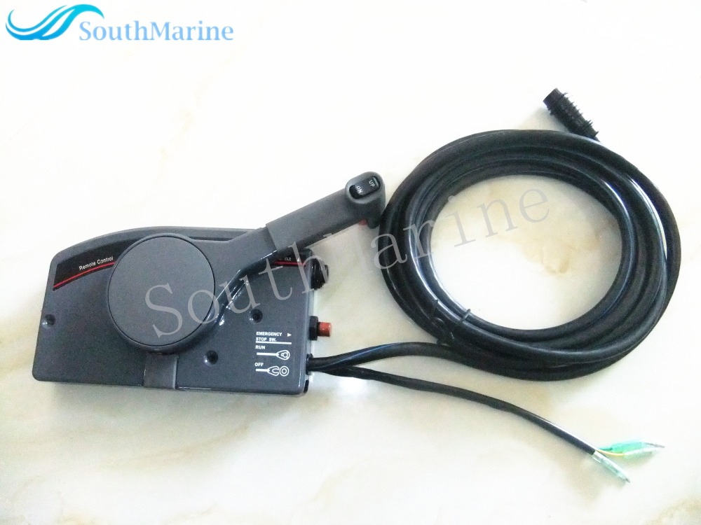 703-48205-16-00 703-48207-1B-10 Side Mount Remote Control Box Assy for Yamaha Steering System 10 Pin Shifter, RIGHT HAND