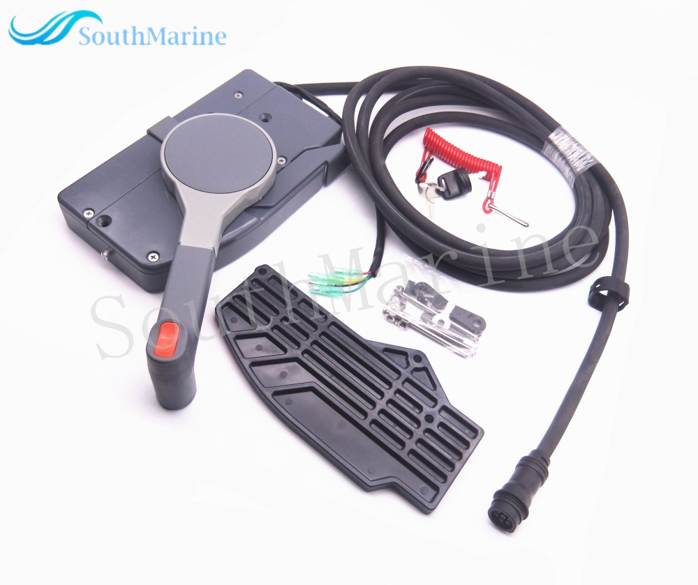 703-48230-14 703-48203-15 703-48203-17 Boat Remote Control Box Assy for Yamaha Outboard Motors, 7 Pins AP ER (E), Left Side, Pull