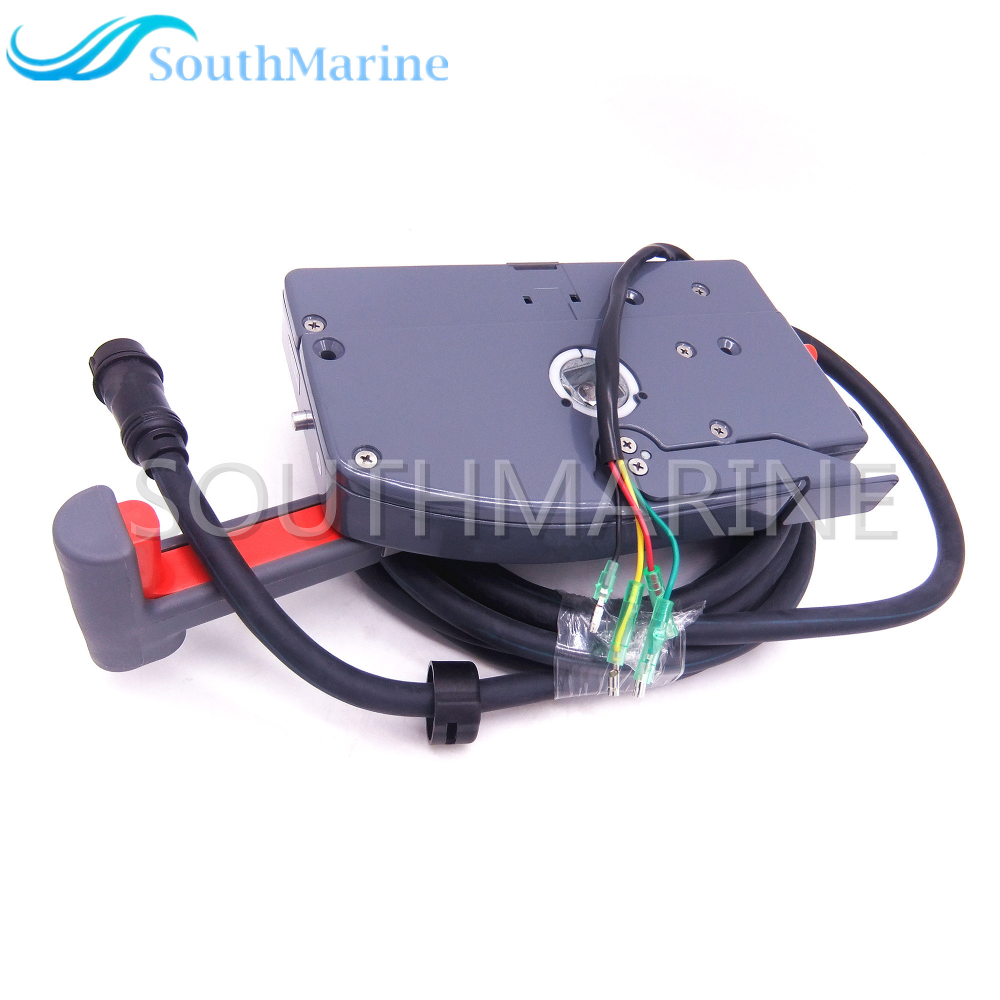 Pull 703-48205-16-00 703-48205 703-48207 Remote Control Box Assy for Yamaha Outboard Motors Steering System 10 pins Wire Harness, Right Hand