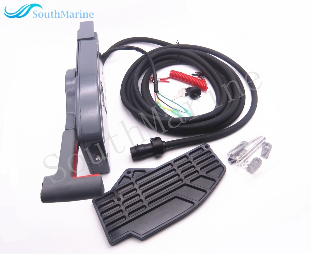 703-48205-16-00 703-48207-1B-10 703-48207-17-10 Remote Control Box Assy for Yamaha Outboard Motors Steering System 10 pins Wire Harness, Left Hand