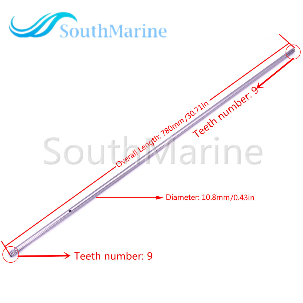F4-03000004 Long Drive Shaft for Parsun Hidea Outboard Engine 4-Stroke F4 F5 Boat Motor