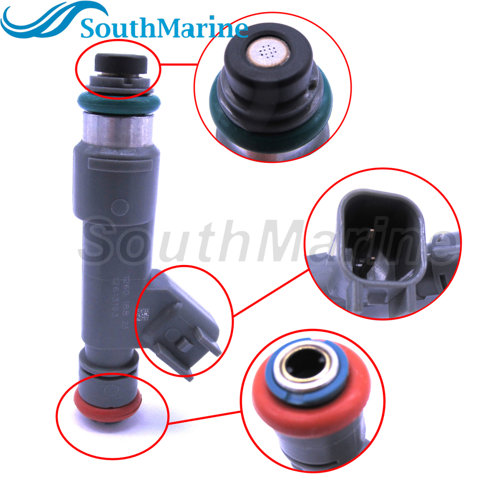 SouthMarine 12613163 Fuel Injector for Chevrolet 2010-2012 / Malibu 2009-2011 / Pontiac G6 2.2/2.4L-L4 FJ1064 M1409 4G2251 M1409 832-11216, 4 pcs