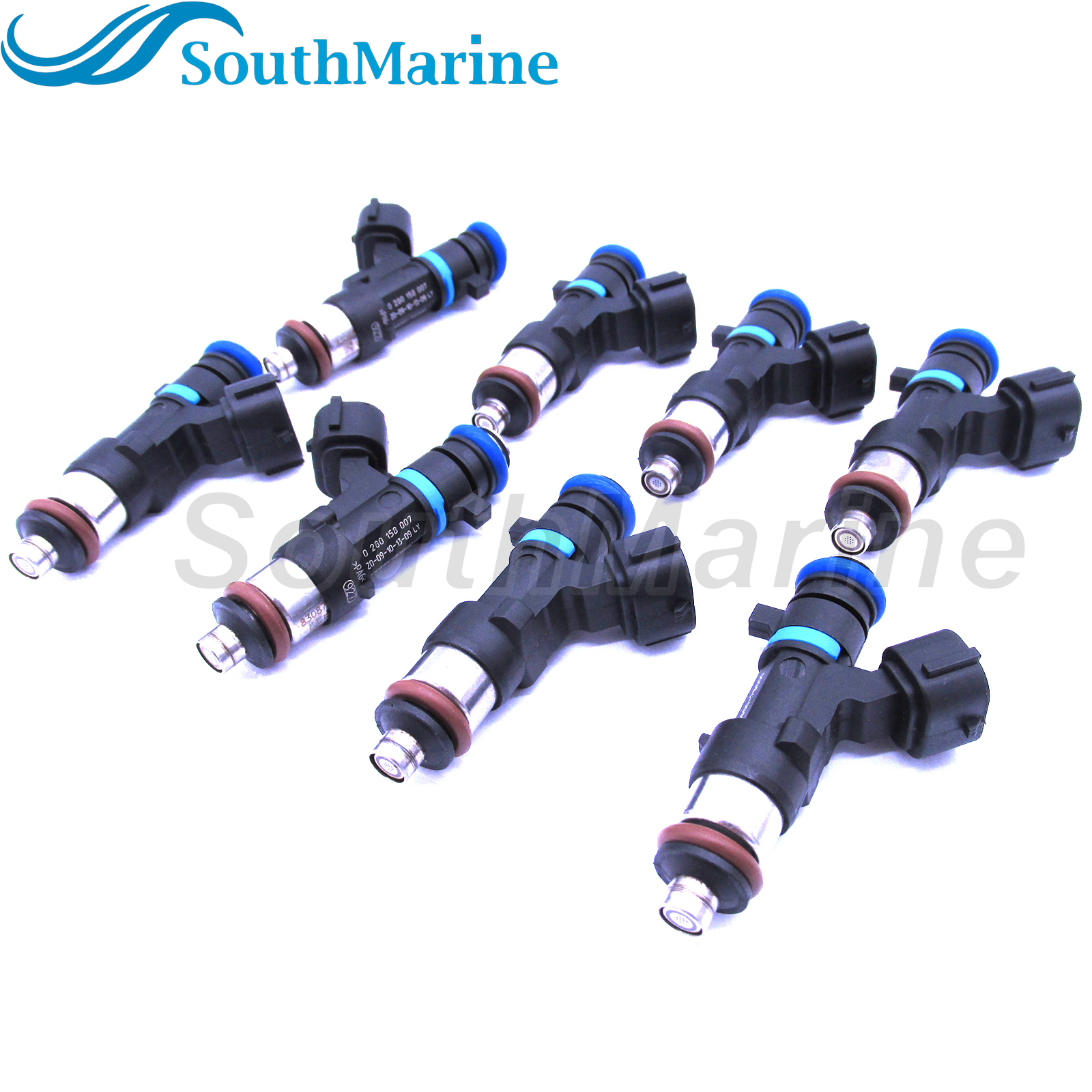 0280158007 Fuel Injector Injectors Nozzles for Nissan Armada Frontier Pathfinder Titan Xterra 2.4L 2.5L 4L 5.6L 2004-2014, 8 pcs