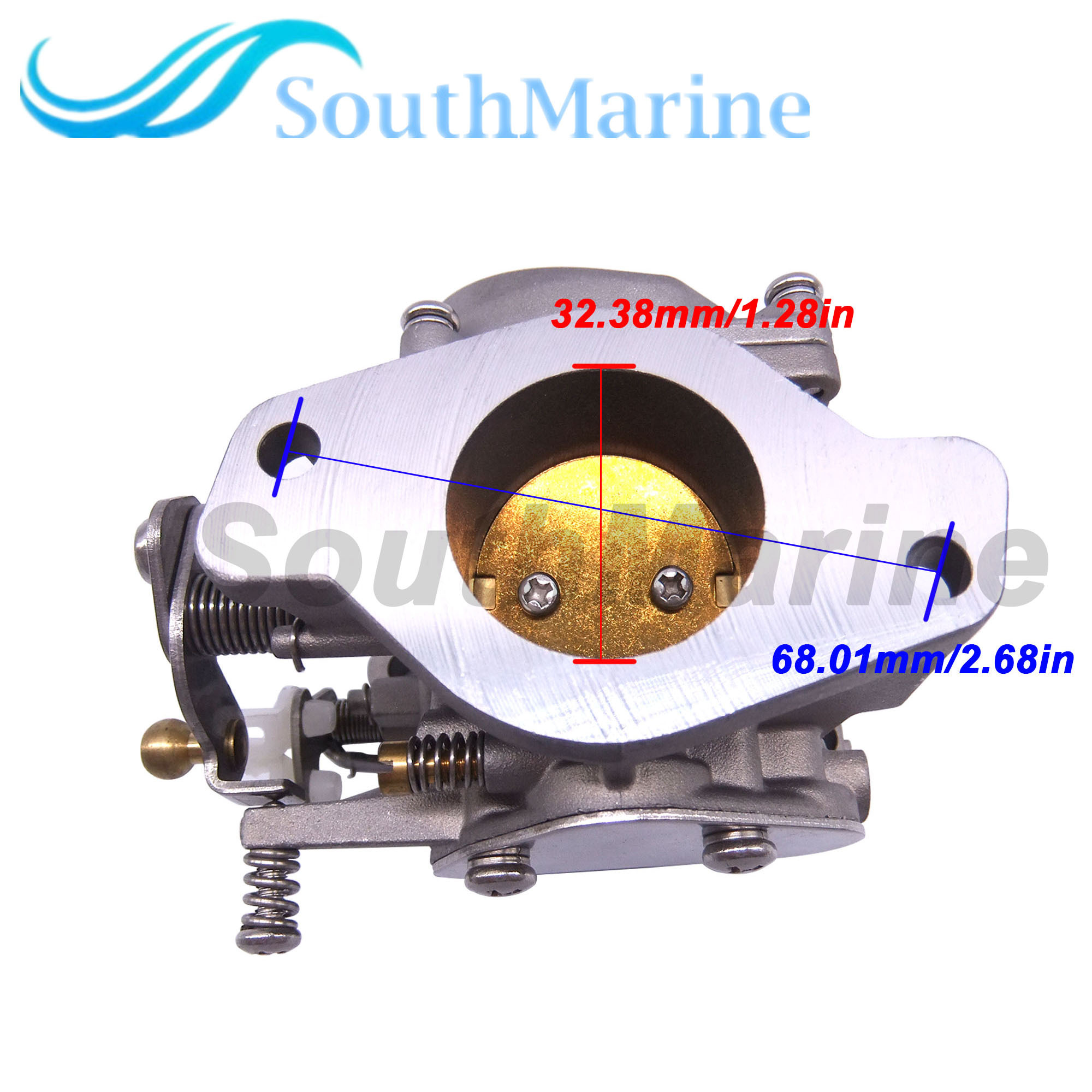 Boat Motor 6K5-14301-00 6K5-14301-10 6K5-14301-03 Carburetor Carb Assy for Yamaha Outboard Engine 60HP E60 T60 / Parsun T60