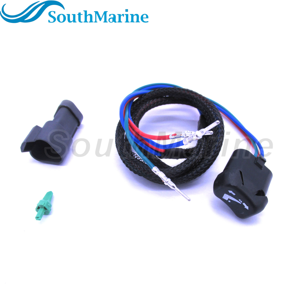 SouthMarine Outboard 5007485 Trim Tilt PTT Switch for Johnson Evinrude OMC Boat Engine Top Mount Remote Control Box with PT