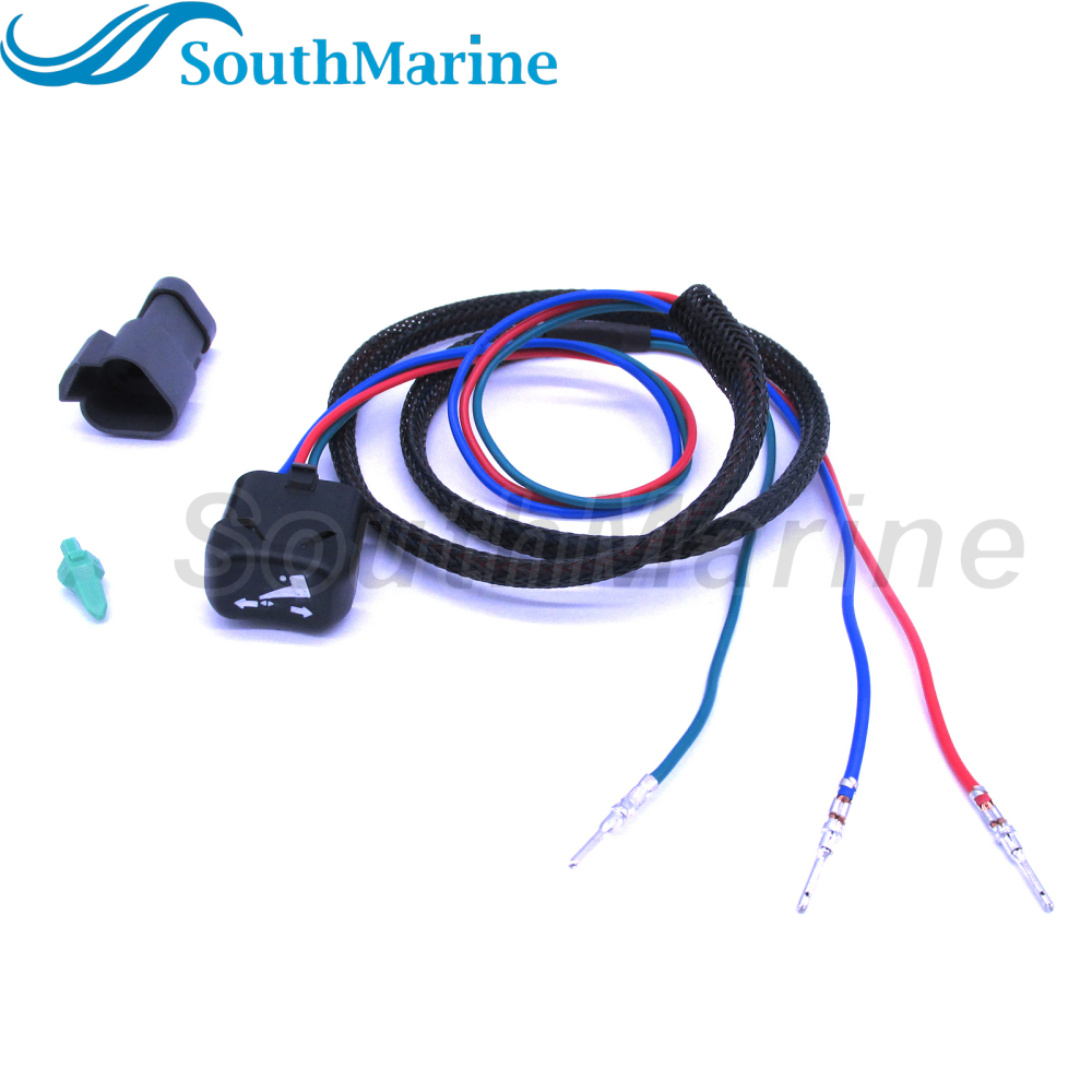 SouthMarine Outboard 5007485 Trim Tilt PTT Switch for Johnson Evinrude OMC Boat Engine Top Mount Remote Control Box with PT