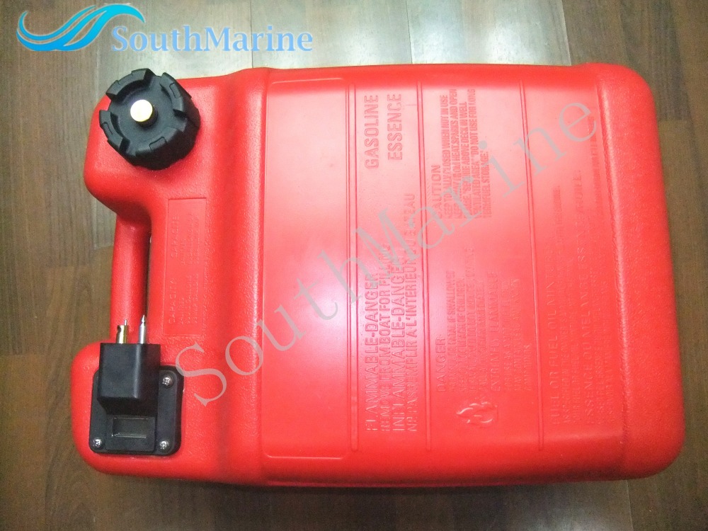 SouthMarine 24L Fuel Tank Assembly for Yamaha Outboard Motor, with Fuel Cap & Fuel Connector & Fuel Gauge