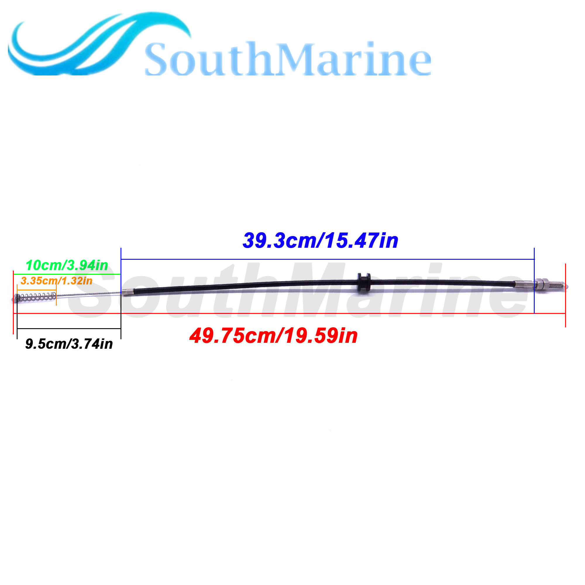 Boat Motor 15F-01.01.21 Starter Stop Cable for Hidea Outboard Engine 2-Stroke 15F