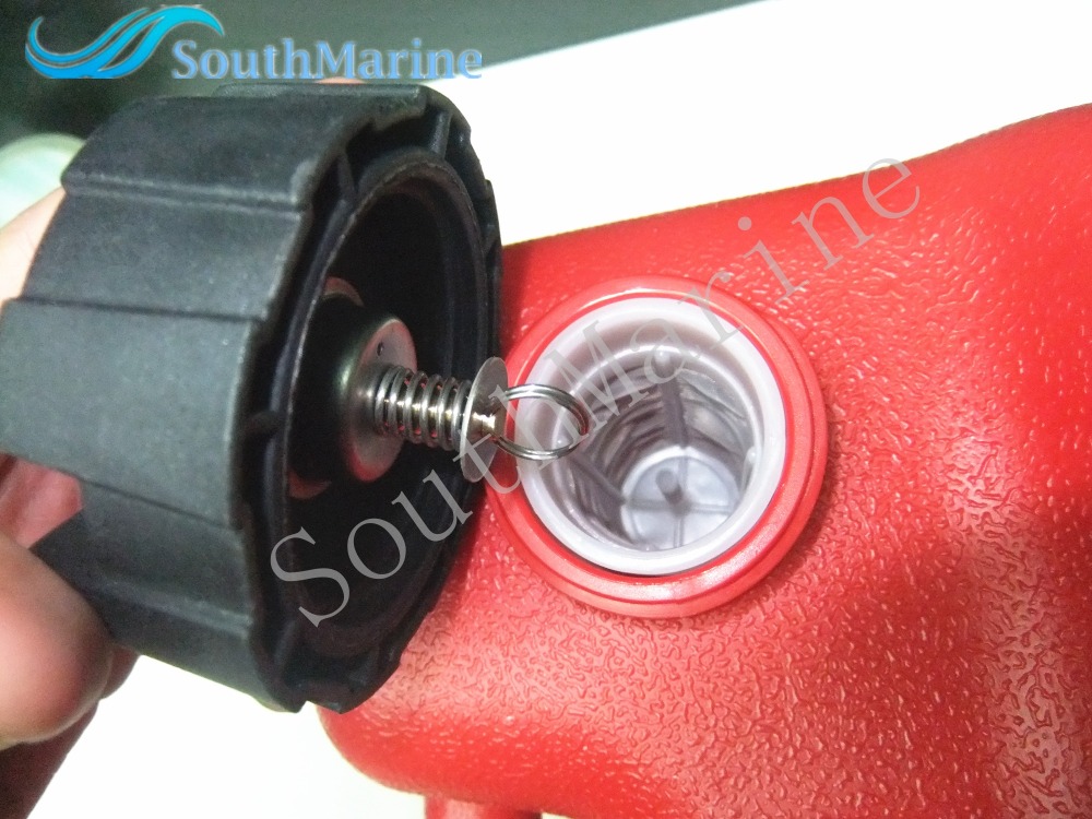 SouthMarine 24L Fuel Tank Assembly for Yamaha Outboard Motor, with Fuel Cap & Fuel Connector & Fuel Gauge