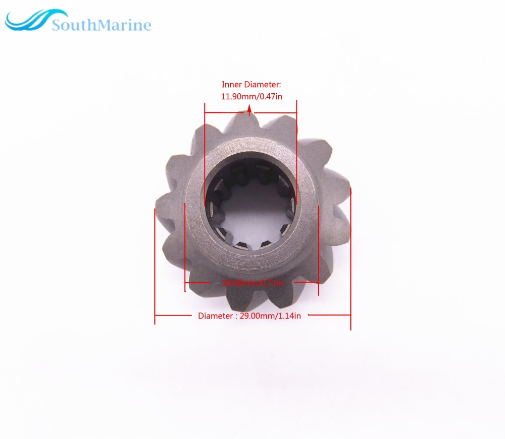 646-45551-00-00 646-45551 Boat Motor Pinion Gear for Yamaha 2HP 2MS 2F 2S 2G Outboard Engine