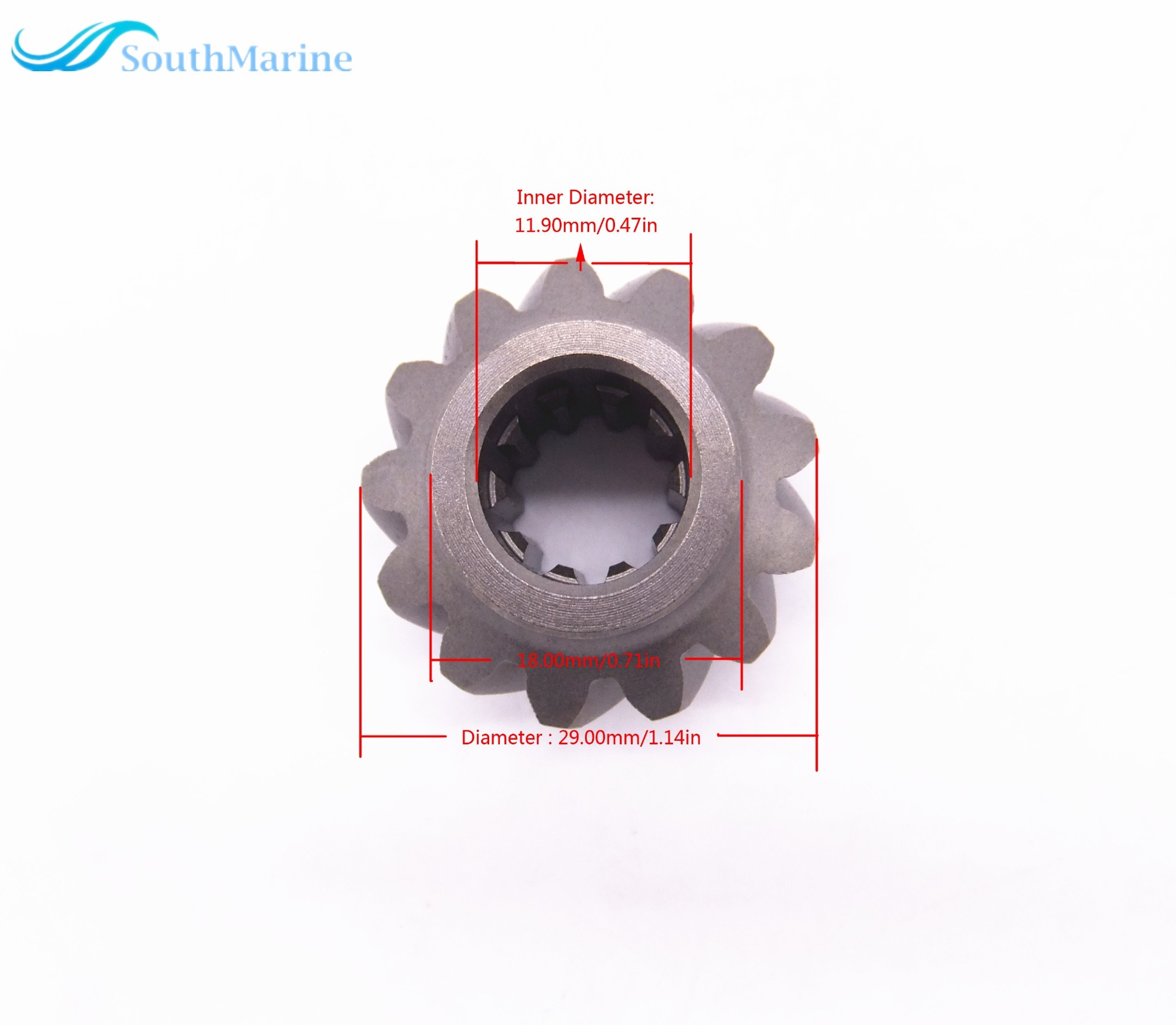 F8-04000003 Pinion Gear for Parsun Outboard Engine F8 F9.8 T6 T8 T9.8 Boat Motor