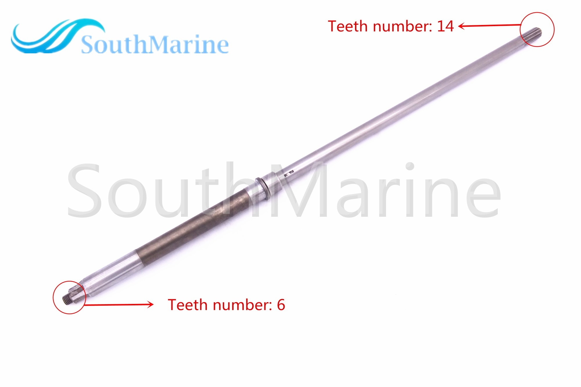 F25-04010000 Short Drive Shaft for Parsun Outboard Engine 4-Stroke F20 F25 Boat Motor