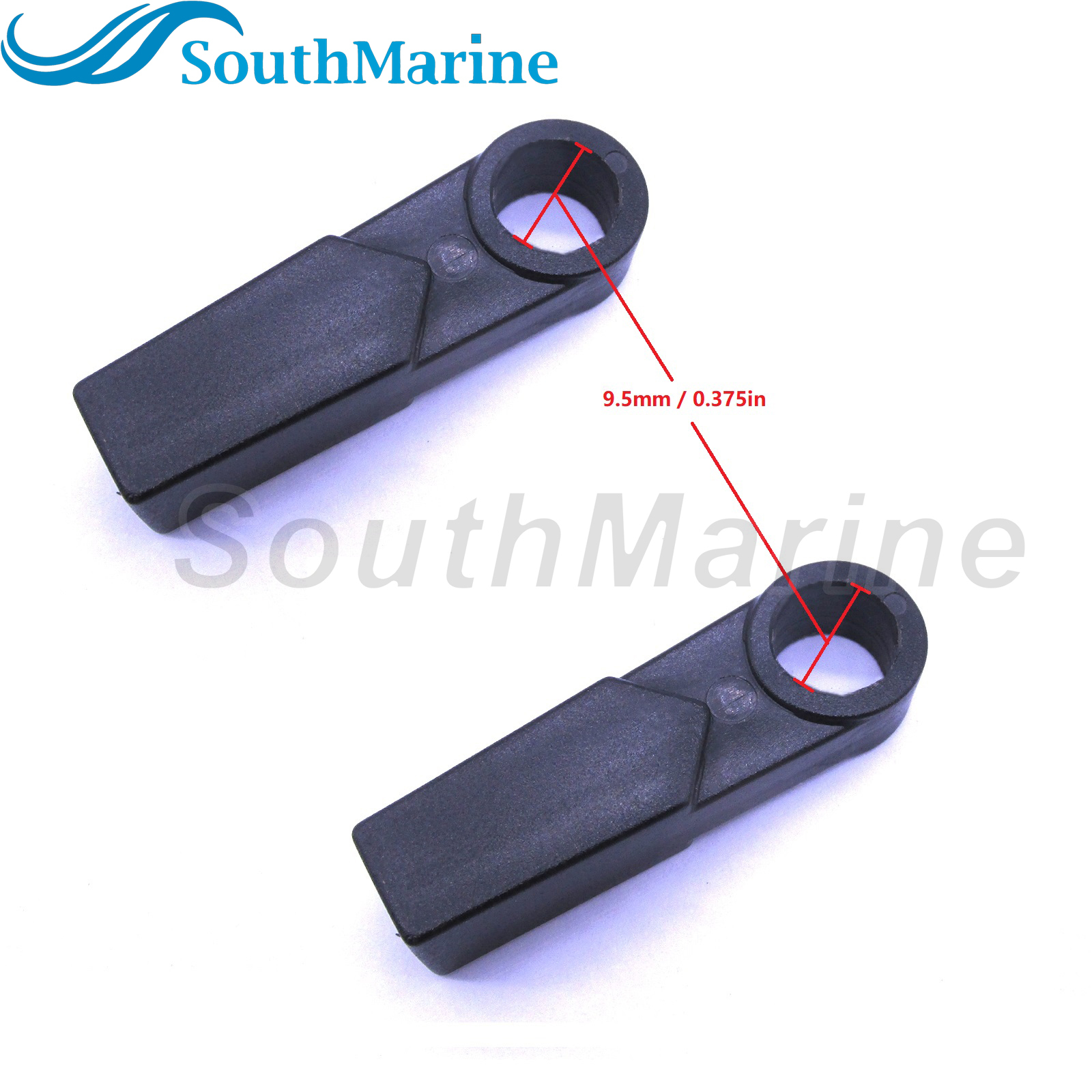 Boat Motor 6E5-48344-00 Remote Control Cable End for Yamaha 6HP-300HP 1984-2012 Outboard Engine Shift Throttle Out, Mount on Engine, 2pcs