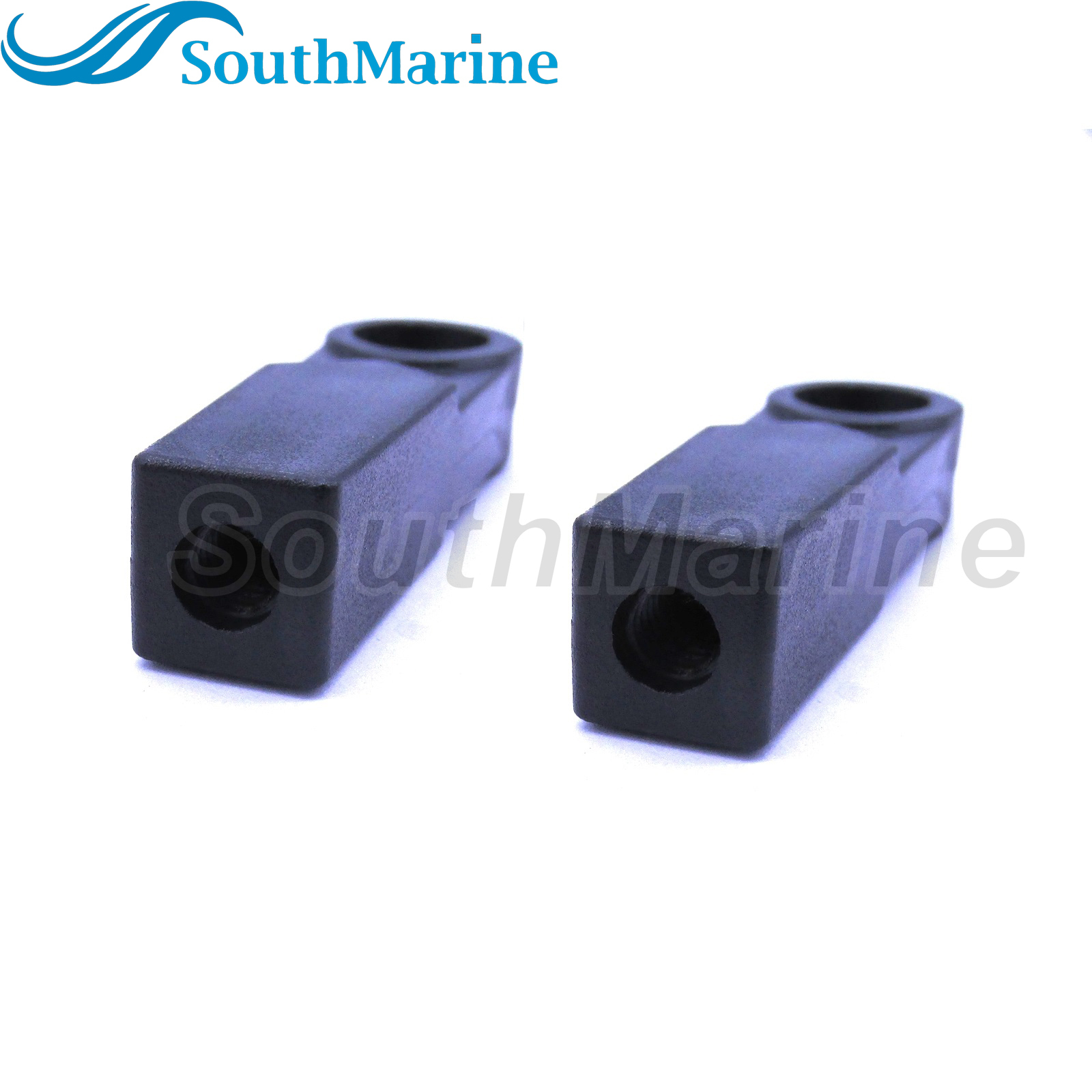 Boat Motor 6E5-48344-00 Remote Control Cable End for Yamaha 6HP-300HP 1984-2012 Outboard Engine Shift Throttle Out, Mount on Engine, 2pcs
