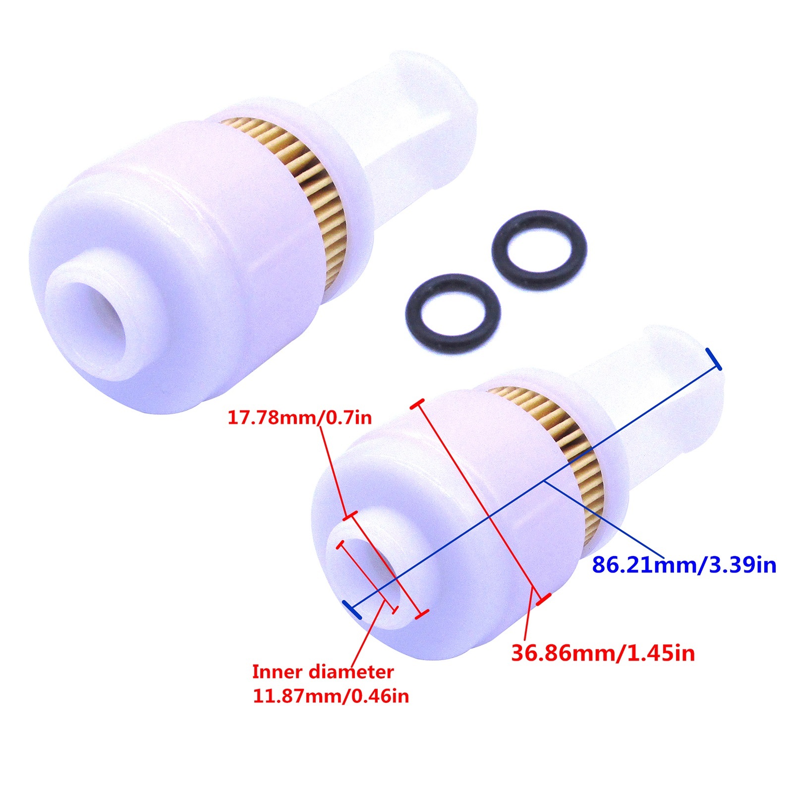 65L-24563-00 15412-93J00 888289T2 5065695 Fuel Filter for Yamaha Mercury Johnson