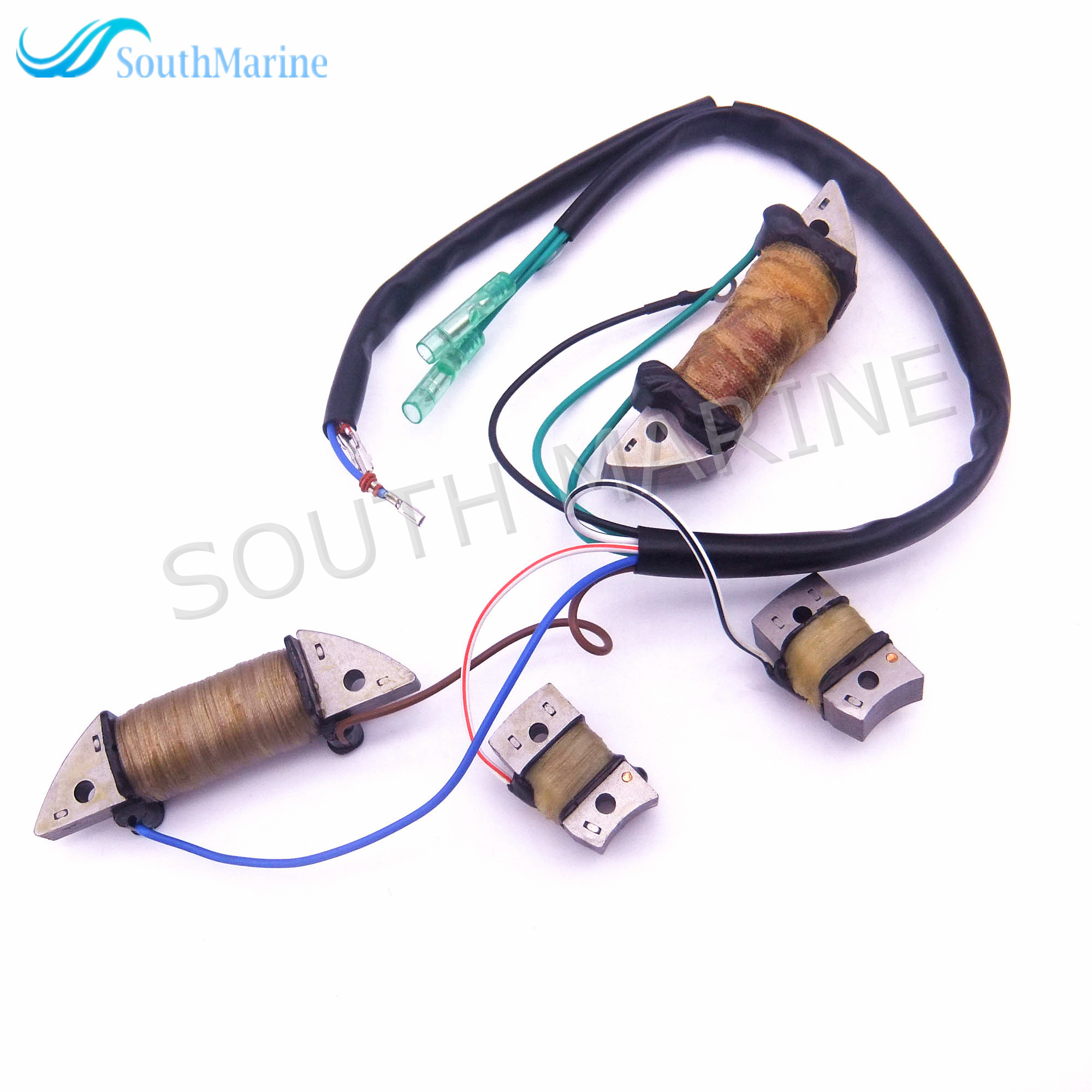 Boat Motor T36-04041000 Power Supply Coil Assy for Parsun 2-Stroke T36 T40J Outboard Engine