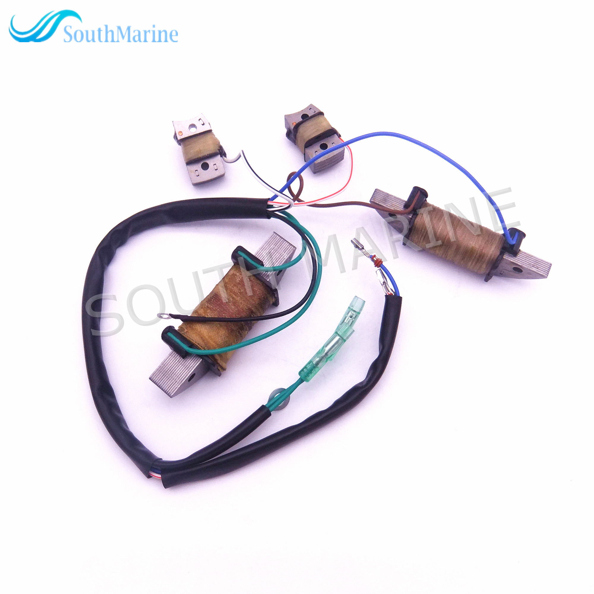 Boat Motor T36-04041000 Power Supply Coil Assy for Parsun 2-Stroke T36 T40J Outboard Engine
