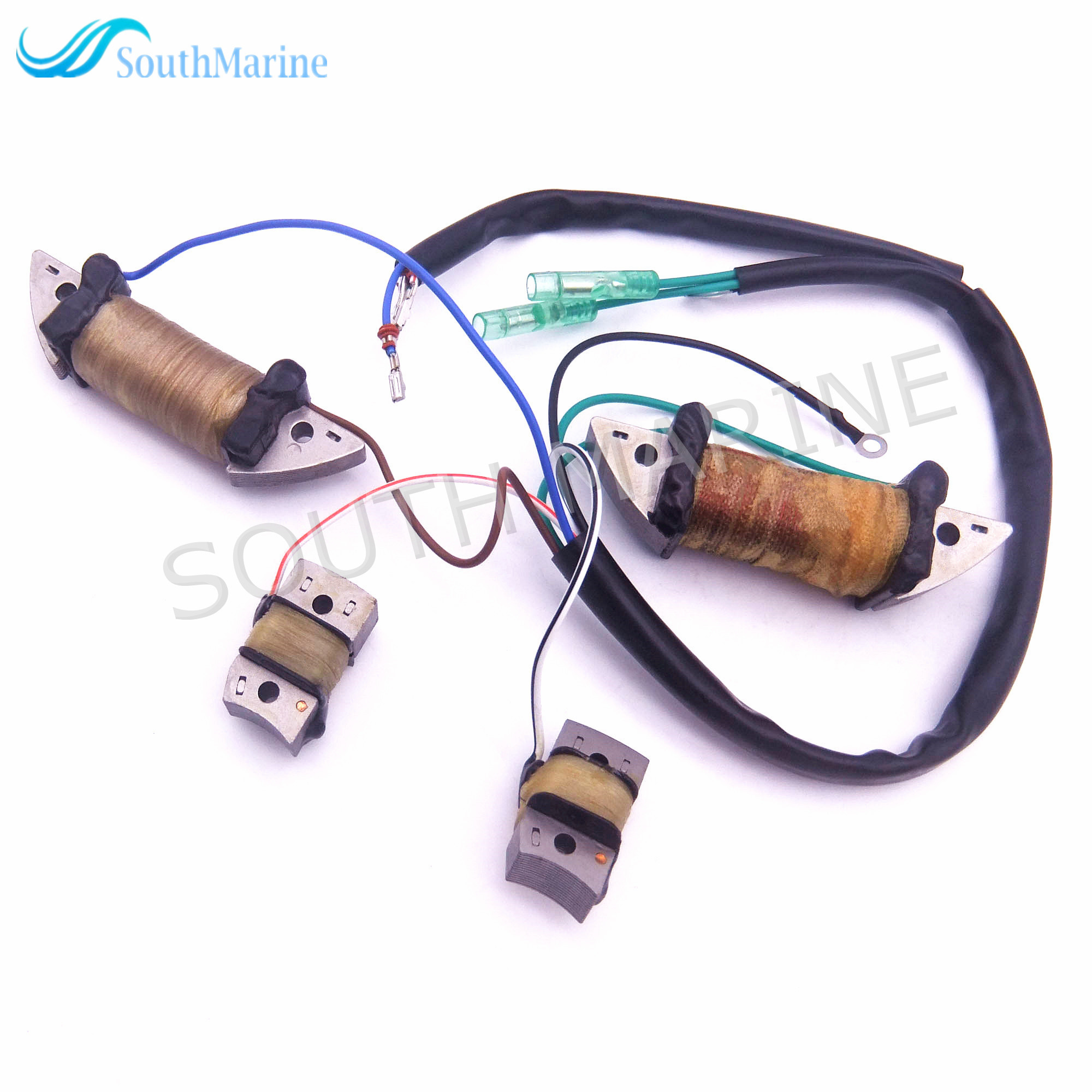 Boat Motor T36-04041000 Power Supply Coil Assy for Parsun 2-Stroke T36 T40J Outboard Engine