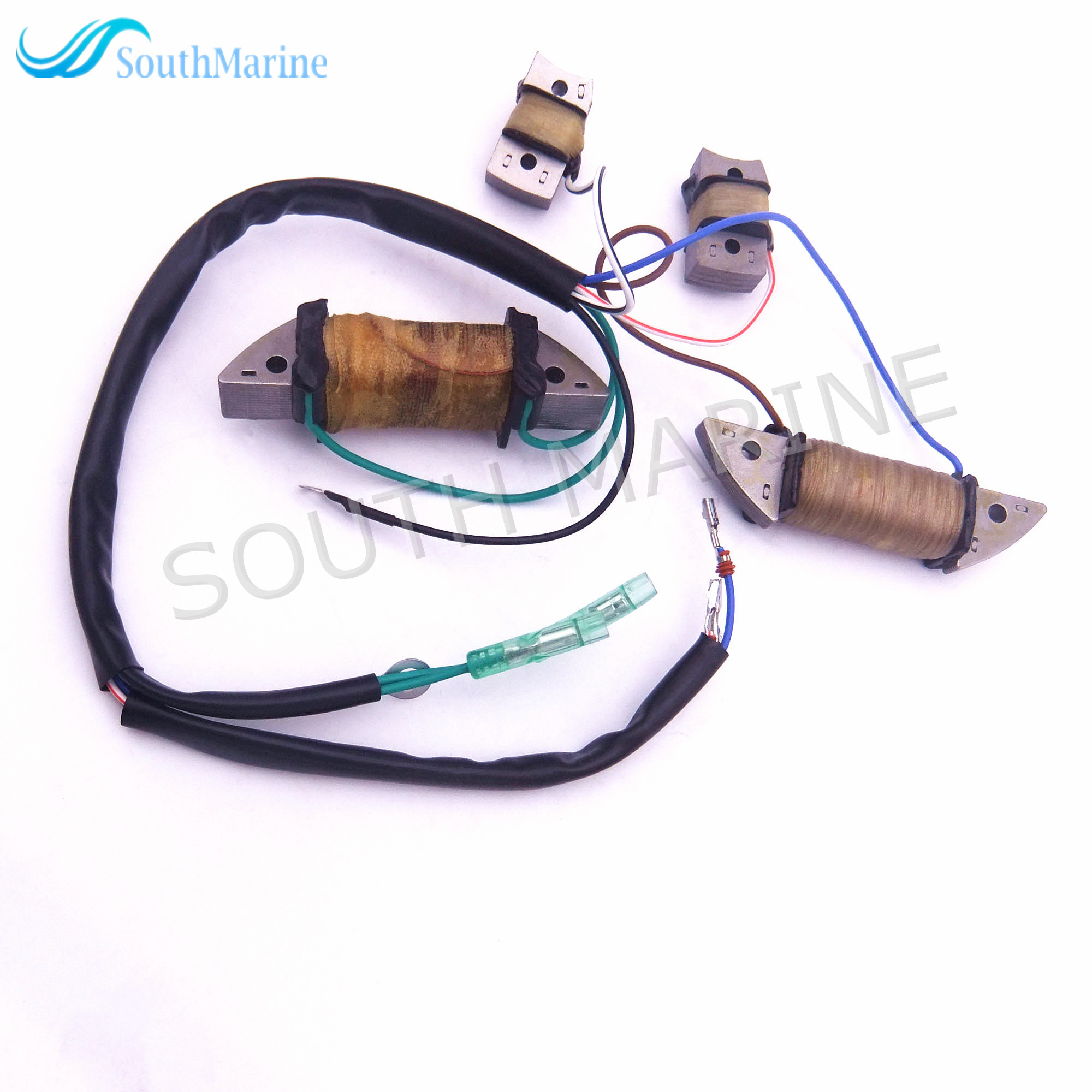 Boat Motor T36-04041000 Power Supply Coil Assy for Parsun 2-Stroke T36 T40J Outboard Engine
