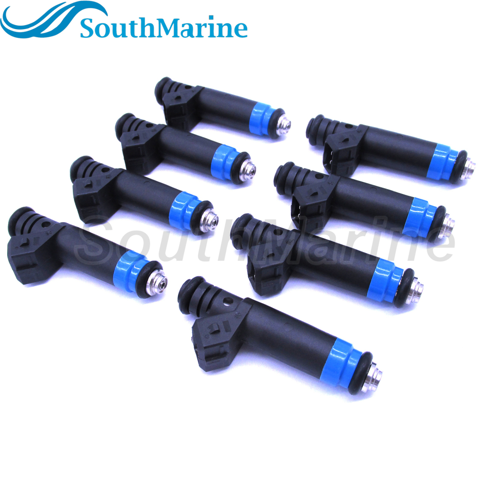 FI114992 110324 109991 FI114991 FI114961 Fuel Injector 80 LB High Impedance 875 cc/min Fuel Spray Nozzle (60mm) for Ford GM V8 LT1 LS1 LS6, 8 pcs