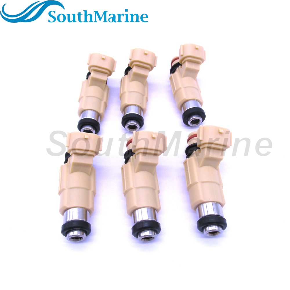 CDH240 69J-13761-00-00 FI004 CDH-240 MR507252 MR507252 842-12299 F410261 Fuel Injector for Yamaha 200HP 225HP F200 F225 02-12, 6 pcs