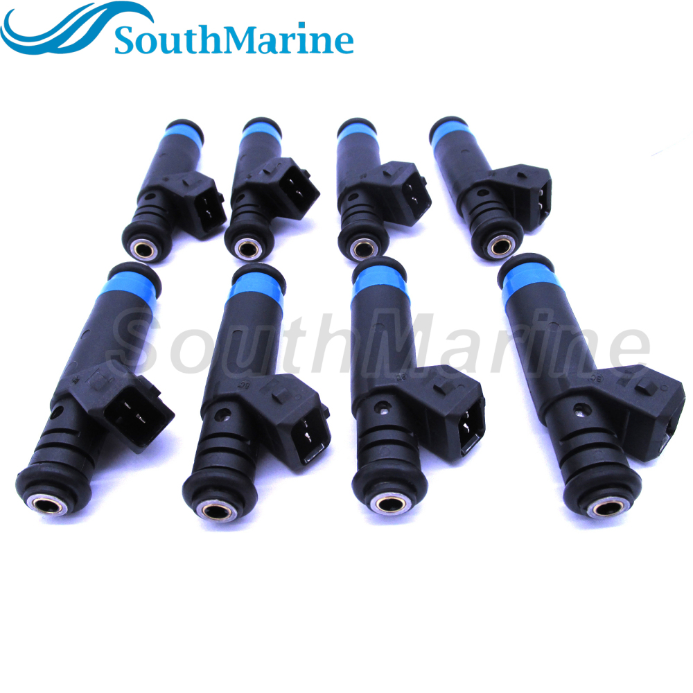 FI114992 110324 109991 FI114991 FI114961 Fuel Injector 80 LB High Impedance 875 cc/min Fuel Spray Nozzle (60mm) for Ford GM V8 LT1 LS1 LS6, 8 pcs