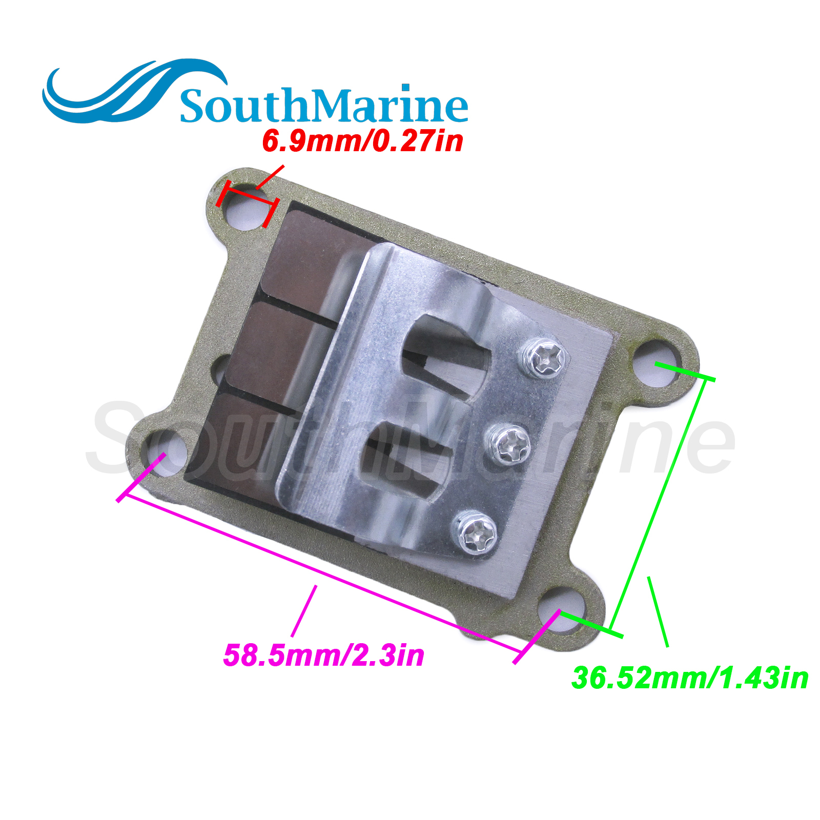 Boat Motor 6E0-13610-00 Reed Valve Assy for Yamaha Parsun Makara HDX Hidea Outboard Engine 4HP 5HP
