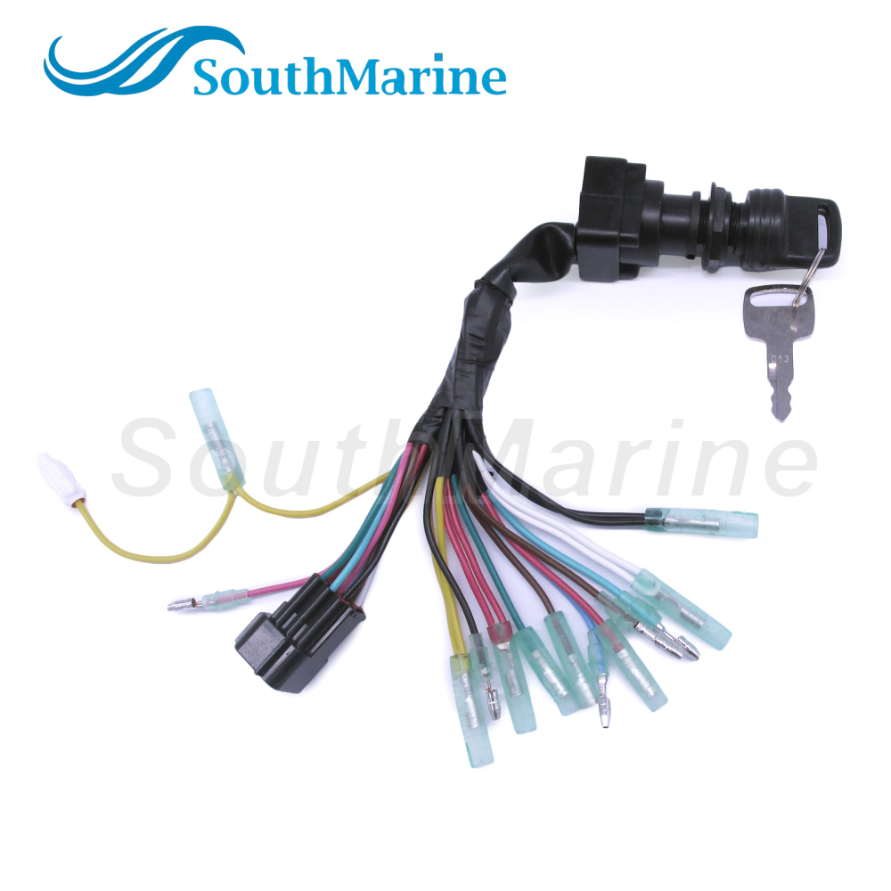 Boat Motor 6X4-82510-00 6X4-82510-01 6X4-82510-02 Ignition Main Key Switch for Yamaha Outboard Engine 70HP 75HP 90HP 115HP