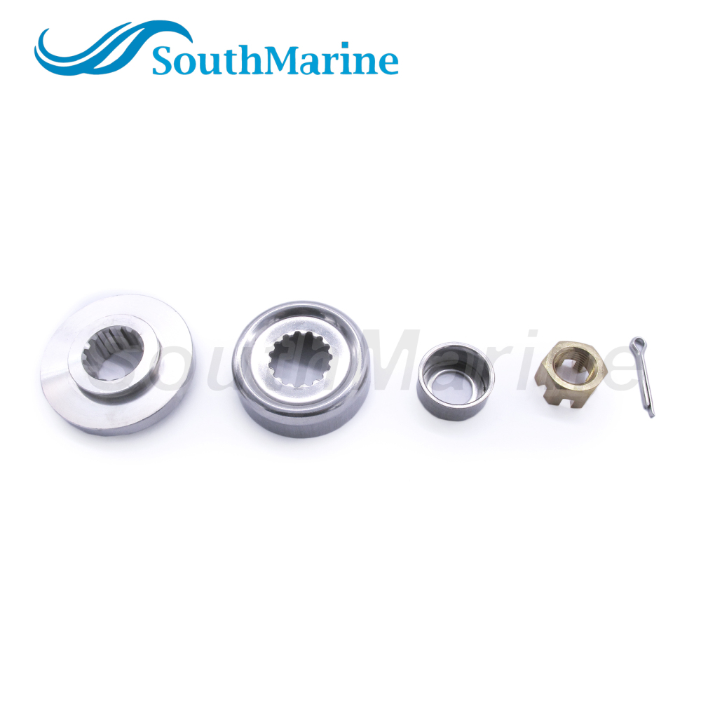 Propeller Spacer 688-45987-00 67F-45997-00 90389-25M00 Bush 90171-16011 Castle Nut 91490-40025 Cotter PIN for Yamaha 50HP-100HP