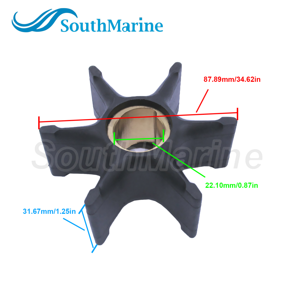 Boat Motor Water Pump Impeller 395864 397131 435821 435748 5001593 389289 391538 391538 18-3059 for Johnson Evinrude OMC BRP V4 V6 85HP-300HP Outboard