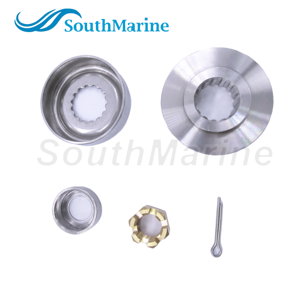 Propeller Spacer 688-45987-00 67F-45997-00 90389-25M00 Bush 90171-16011 Castle Nut 91490-40025 Cotter PIN for Yamaha 50HP-100HP
