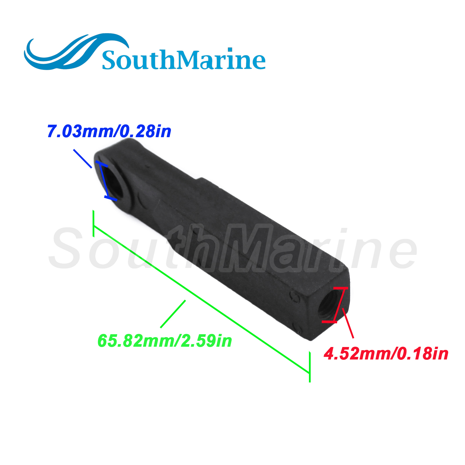 Boat Motor Remote Cable End 6H3-48344-00 for Yamaha Outboard Engine 50HP 60HP 70HP, Mount on Engine Side