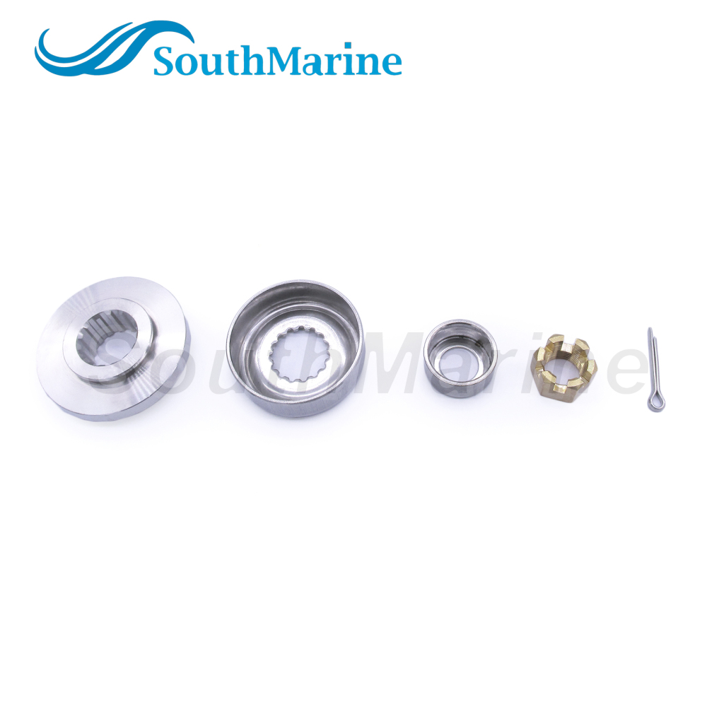 Propeller Spacer 688-45987-00 67F-45997-00 90389-25M00 Bush 90171-16011 Castle Nut 91490-40025 Cotter PIN for Yamaha 50HP-100HP
