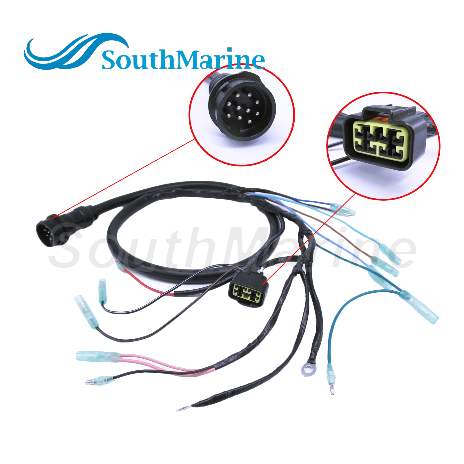 Boat Motor 66T-82590-00 66T-82590-20 Main Loom Wire Harness Assy for Yamaha Outboard Engine 40hp 40CV 40X E40 E40X 40XWT E40XWH