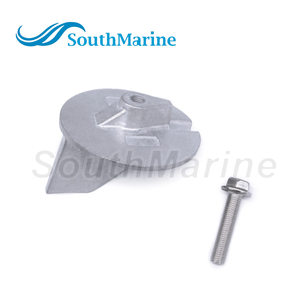 Boat Motor 6E5-45371-01 Tab Trim Anode for Yamaha Outboard Engine 115HP-225HP 2/4-stroke, fits Sierra 18-6097