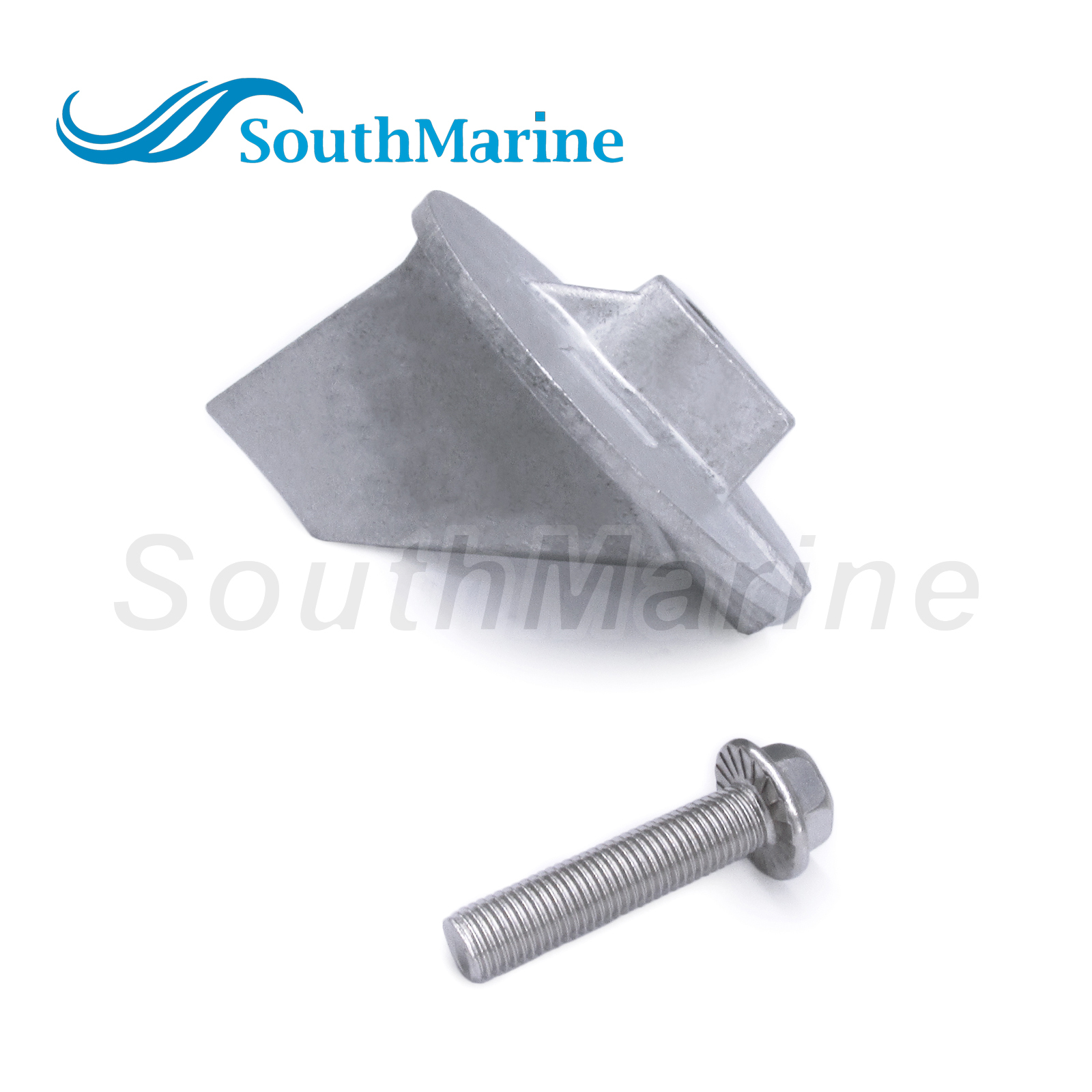 Boat Motor 6E5-45371-01 Tab Trim Anode for Yamaha Outboard Engine 115HP-225HP 2/4-stroke, fits Sierra 18-6097