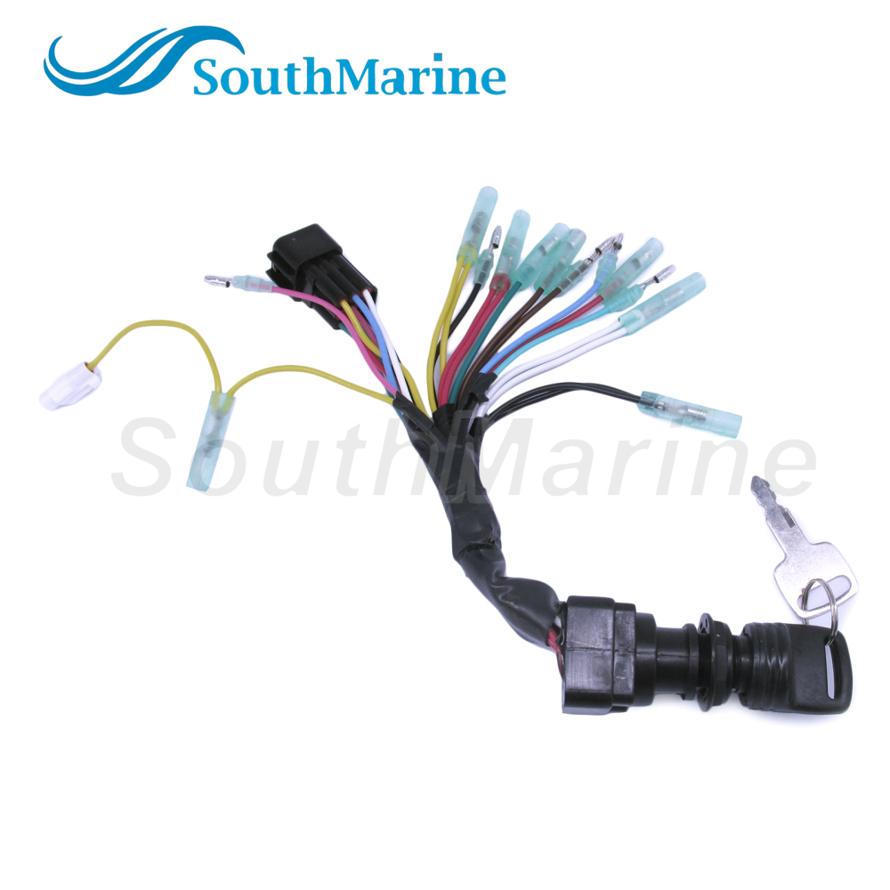 Boat Motor 6X4-82510-00 6X4-82510-01 6X4-82510-02 Ignition Main Key Switch for Yamaha Outboard Engine 70HP 75HP 90HP 115HP