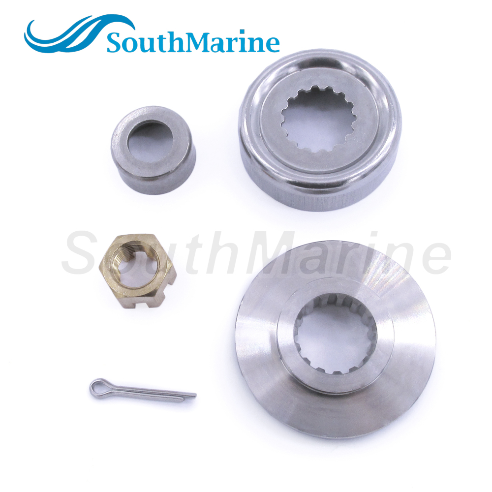 Propeller Spacer 688-45987-00 67F-45997-00 90389-25M00 Bush 90171-16011 Castle Nut 91490-40025 Cotter PIN for Yamaha 50HP-100HP