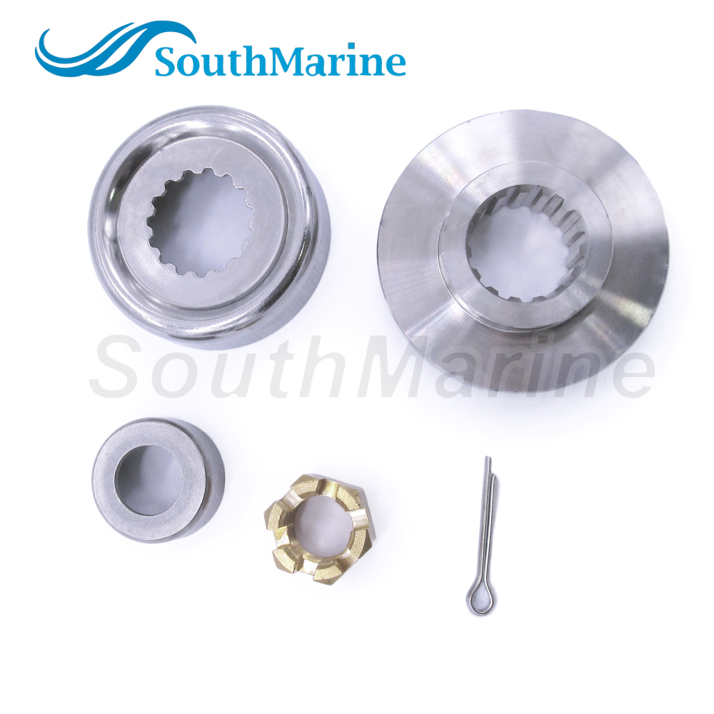 Propeller Spacer 688-45987-00 67F-45997-00 90389-25M00 Bush 90171-16011 Castle Nut 91490-40025 Cotter PIN for Yamaha 50HP-100HP
