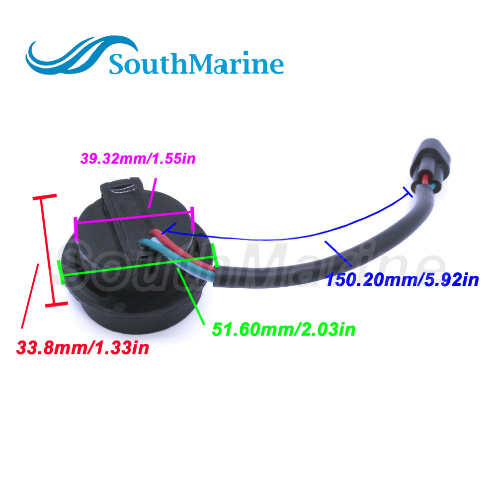 Boat Motor 63D-82563-10 63D-82563-11 Trim Tilt Switch Assembly for Yamaha 30HP-115HP/ 6R3-82563-01-00 6R3-82563-00 for 115-225HP