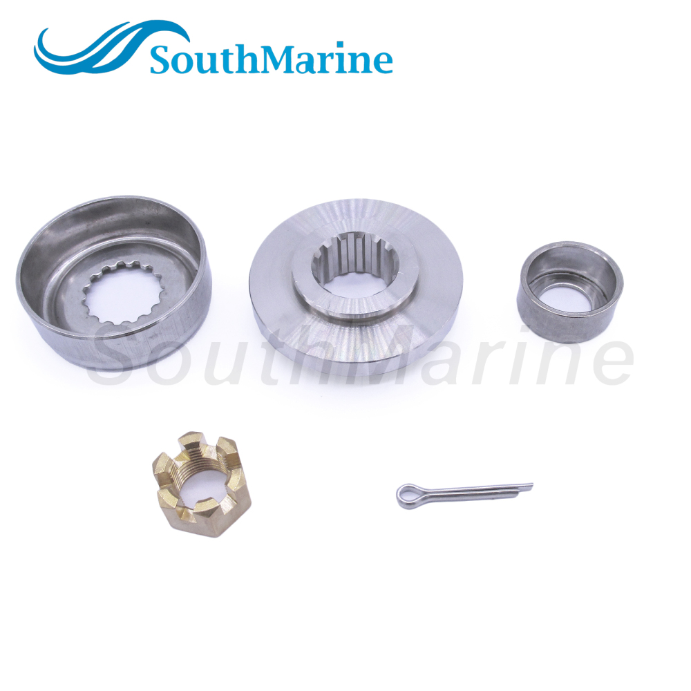 Propeller Spacer 688-45987-00 67F-45997-00 90389-25M00 Bush 90171-16011 Castle Nut 91490-40025 Cotter PIN for Yamaha 50HP-100HP
