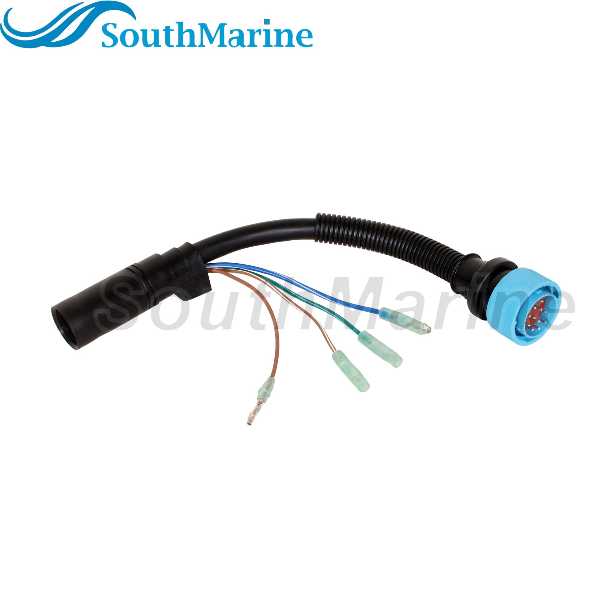 Boat Motor 84-896542T01 Ignition Wire Adapter Harness Assembly for Mercury Outboard Control Box, 8 Pins To 14 Pins, 1ft /0.31m