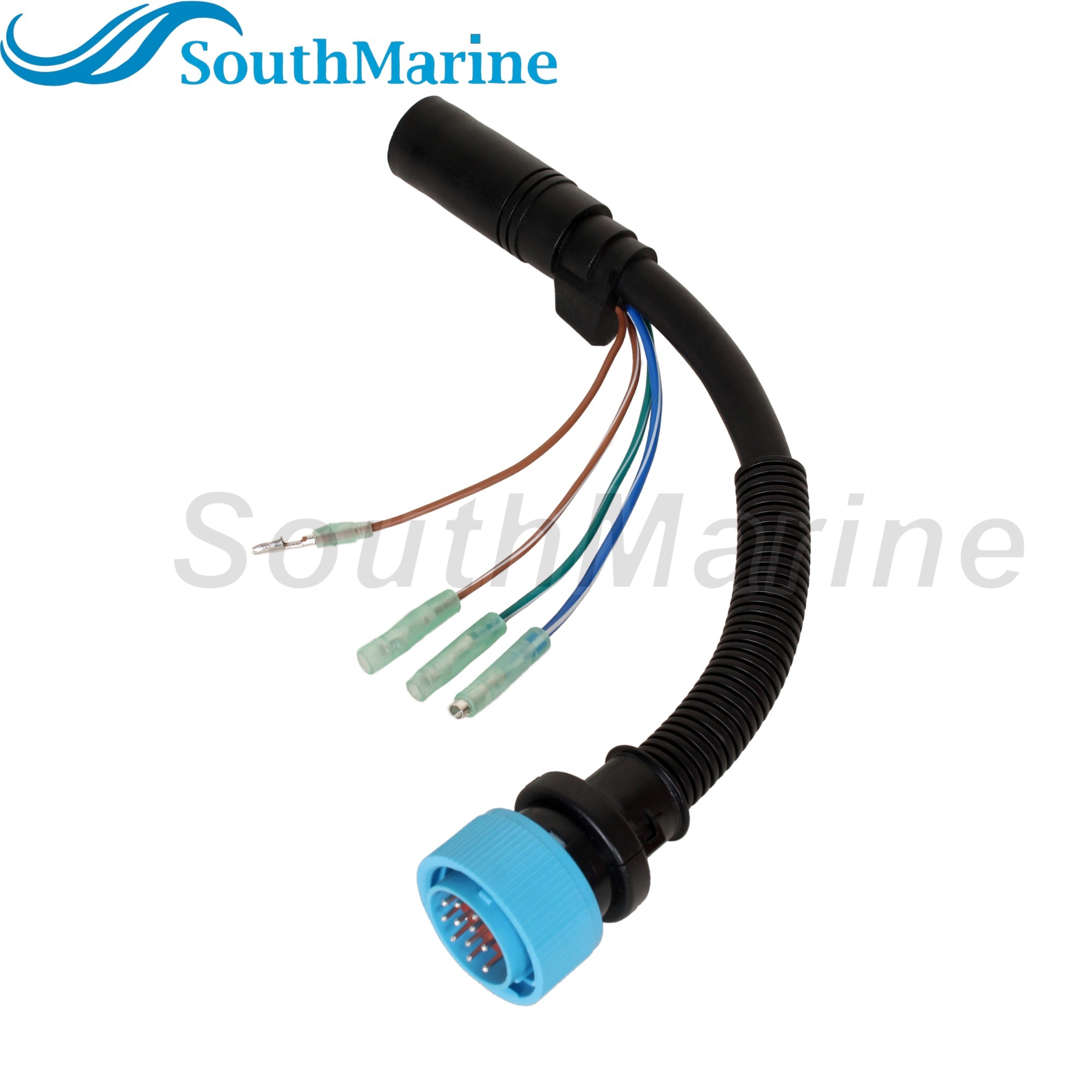 Boat Motor 84-896542T01 Ignition Wire Adapter Harness Assembly for Mercury Outboard Control Box, 8 Pins To 14 Pins, 1ft /0.31m