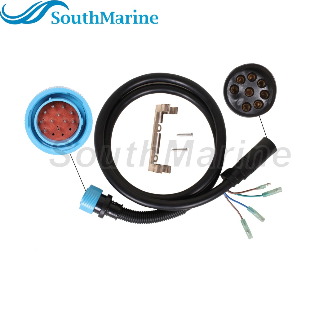 Boat Motor 84-896542T05 Ignition Wire Adapter Harness Assembly for Mercury Outboard Control Box, 8 Pins To 14 Pins, 5ft /1.52m