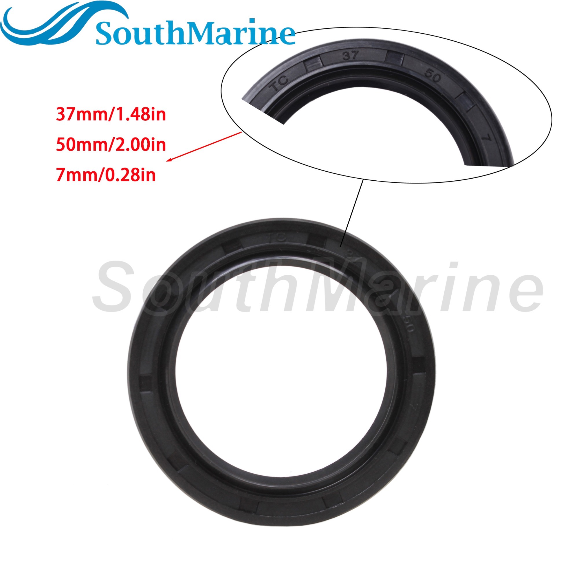 Boat Motor 93102-37M40 Camshaft Oil Seal for Yamaha Outboard Engine 25HP 40HP 50HP 60HP F25 F30 F40-F70