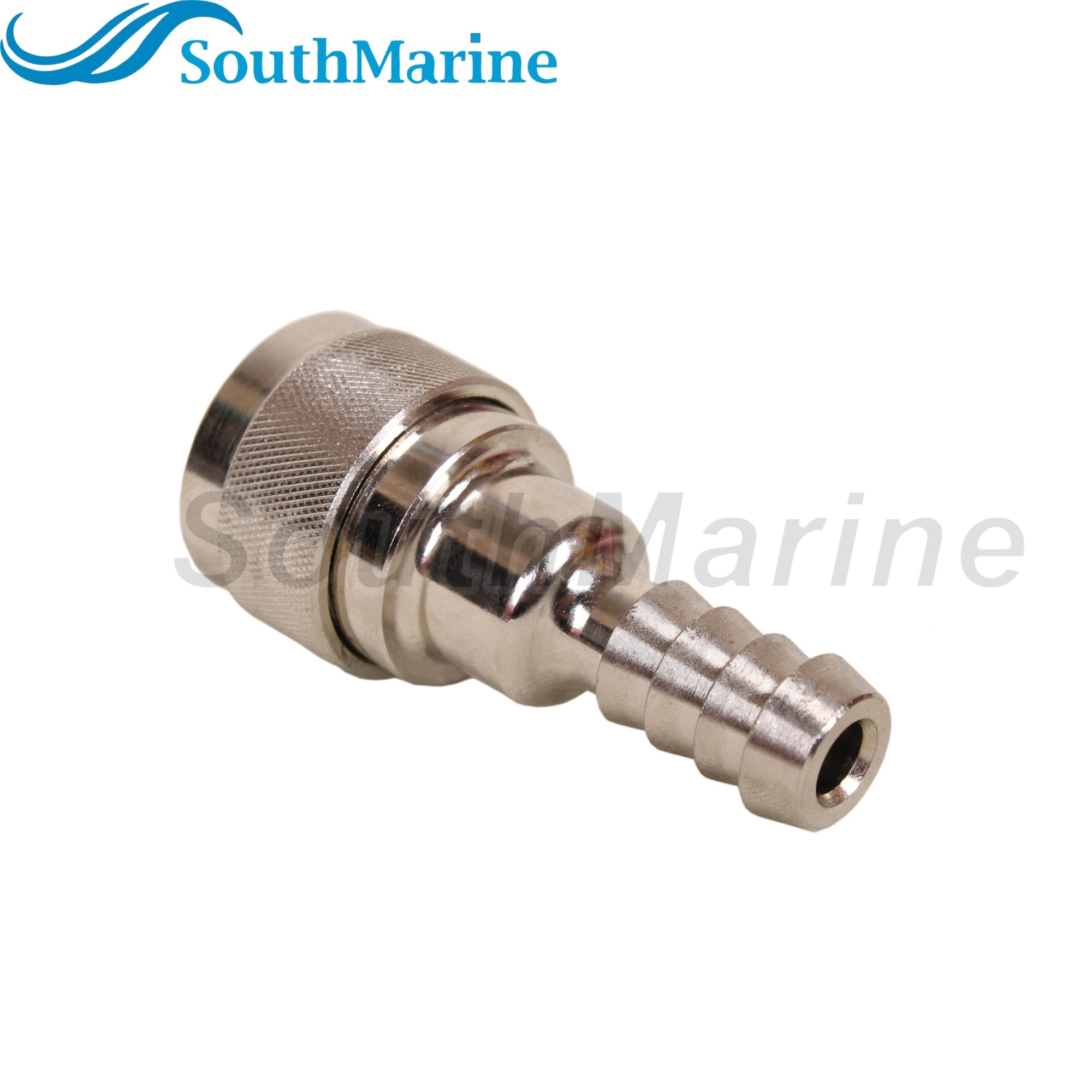 Boat Motor 3GF-70250-0 3GF702500M 3GF-70250-1 3GF702501M Fuel Line Connector for Tohatsu Nissan Engine Side, Female, 8mm/5/16in